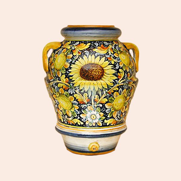 LG101C 60 - Jar with sunflower and lemons cm60H